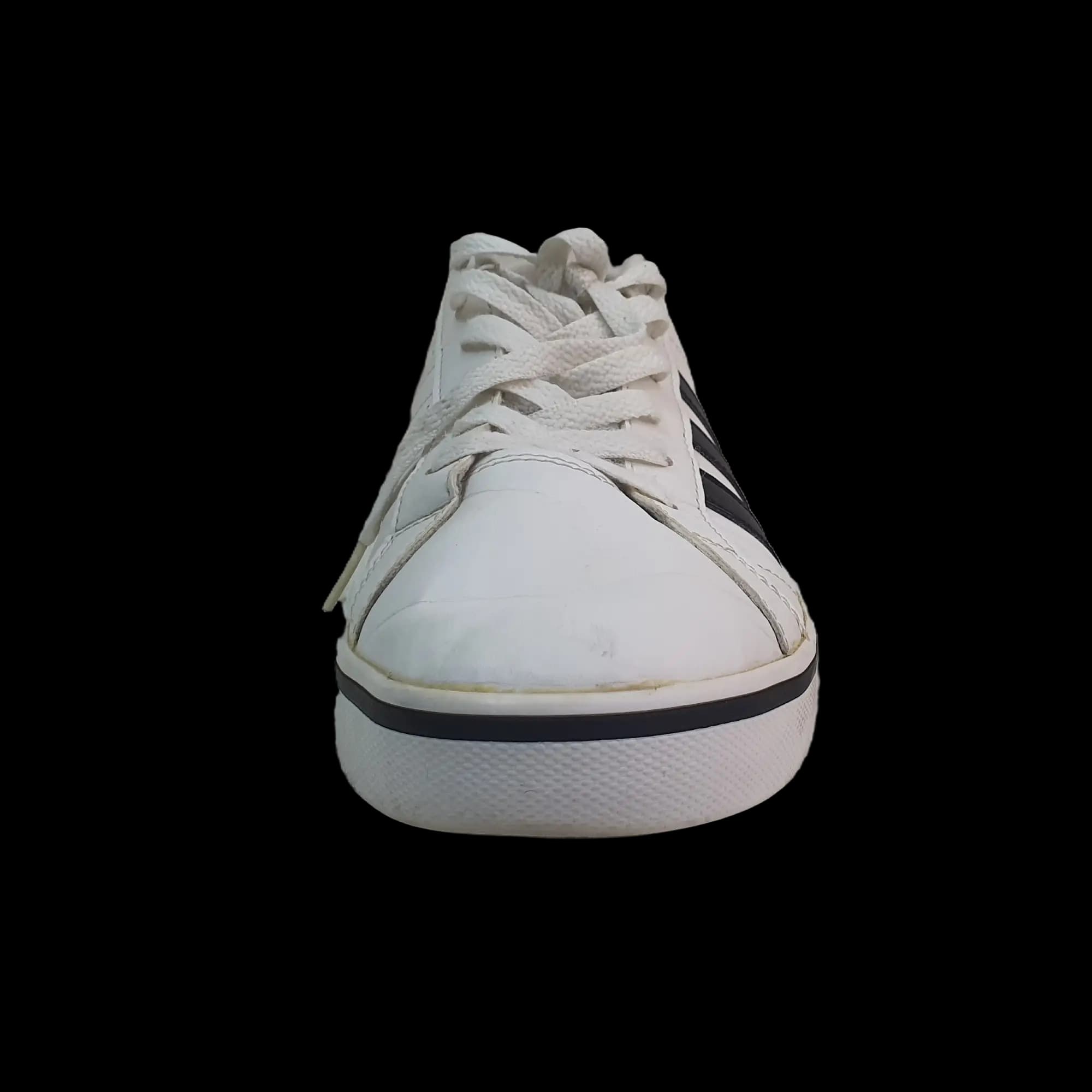 Thrifited Adidas VS Pace - Cloud White / Core Black  Off-white / cream colorway — photo 4 of 5 | VYV Pakistan