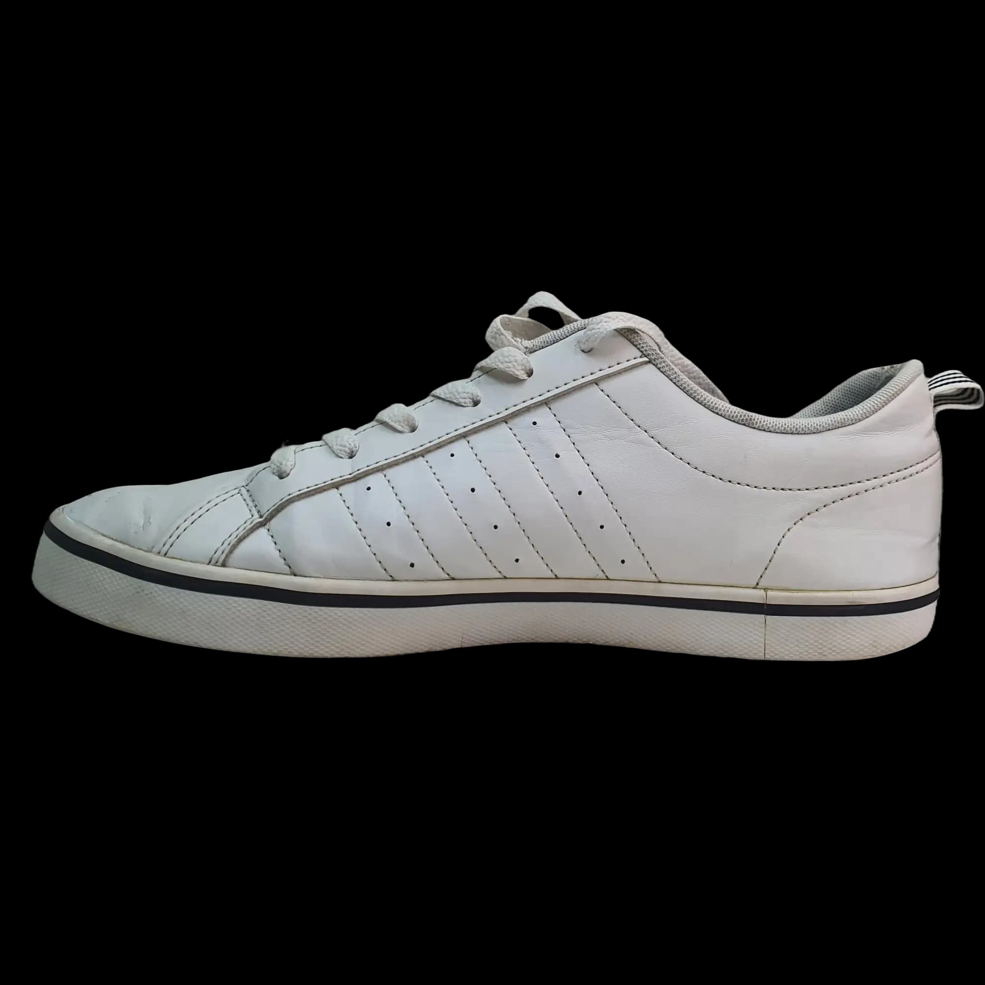 Thrifited Adidas VS Pace - Cloud White / Core Black  Off-white / cream colorway — photo 5 of 5 | VYV Pakistan