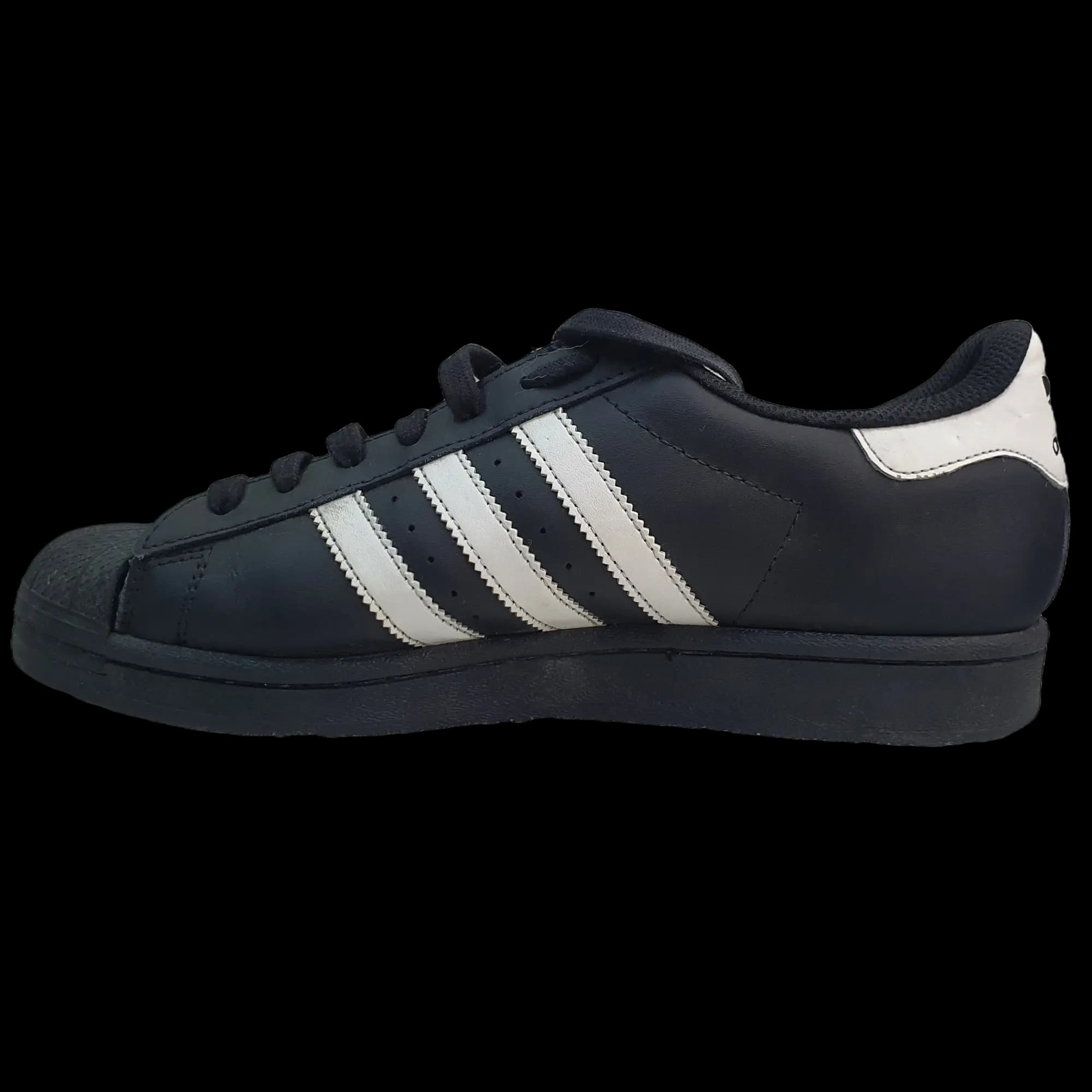 Thrifited Adidas Originals Superstar - Core Black / Cloud White White / Core Black colorway — photo 2 of 6 | VYV Pakistan
